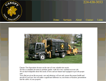 Tablet Screenshot of canopytree.net